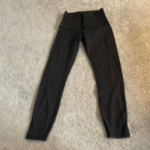 Lululemon legging black with ankle detail